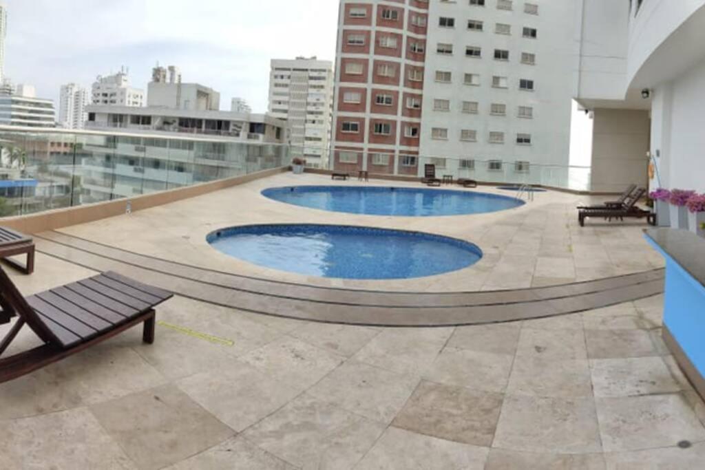 Caminando Hacia La Playa Leilighet Cartagena Eksteriør bilde